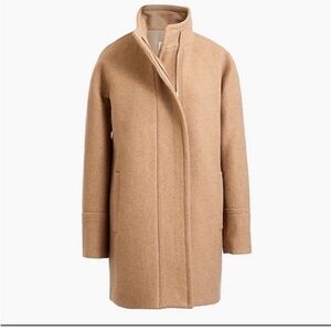 J Crew Wool Blend City Coat Camel Size 0